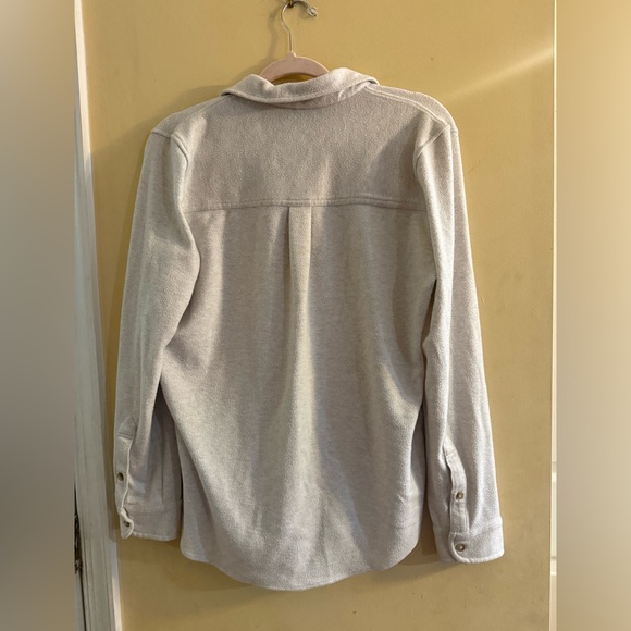 Faherty Legend Sweater Shirt in off-white, M - Picture 6 of 7